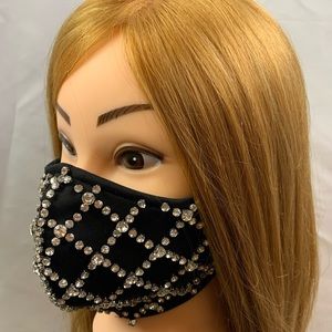 Face Mask embellished with Crystals